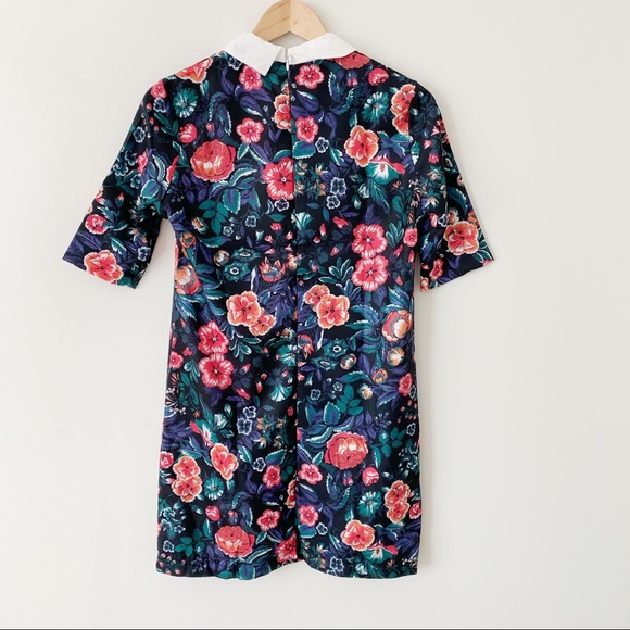 NWT Zara OrganicCottonFloral Shift DressFinal sale - Picture 3 of 4